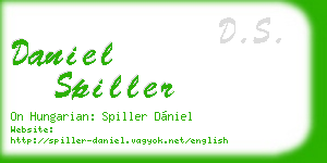 daniel spiller business card