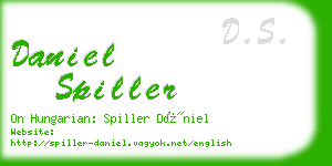 daniel spiller business card